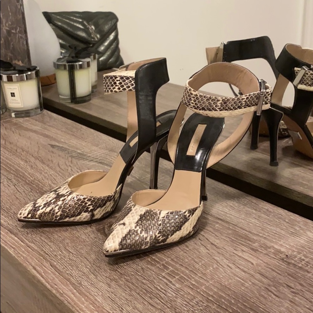 Michael Kors ladies heels in python